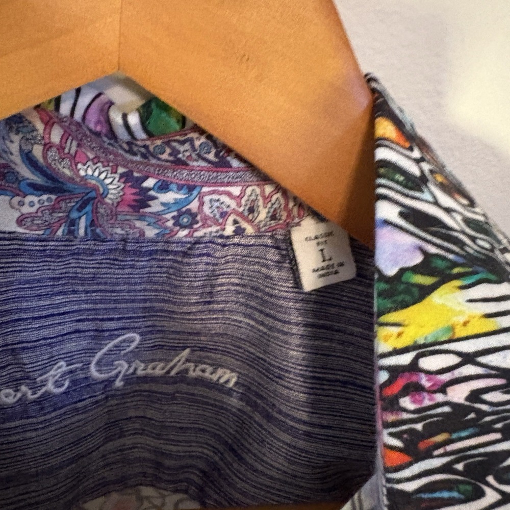 ROBERT GRAHAM Pascal Long Sleeve Button Down Shir… - image 2